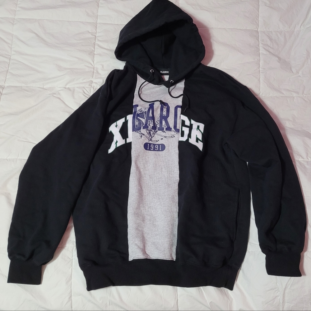 X-LARGE Brand Hoodie Patchwork Medium